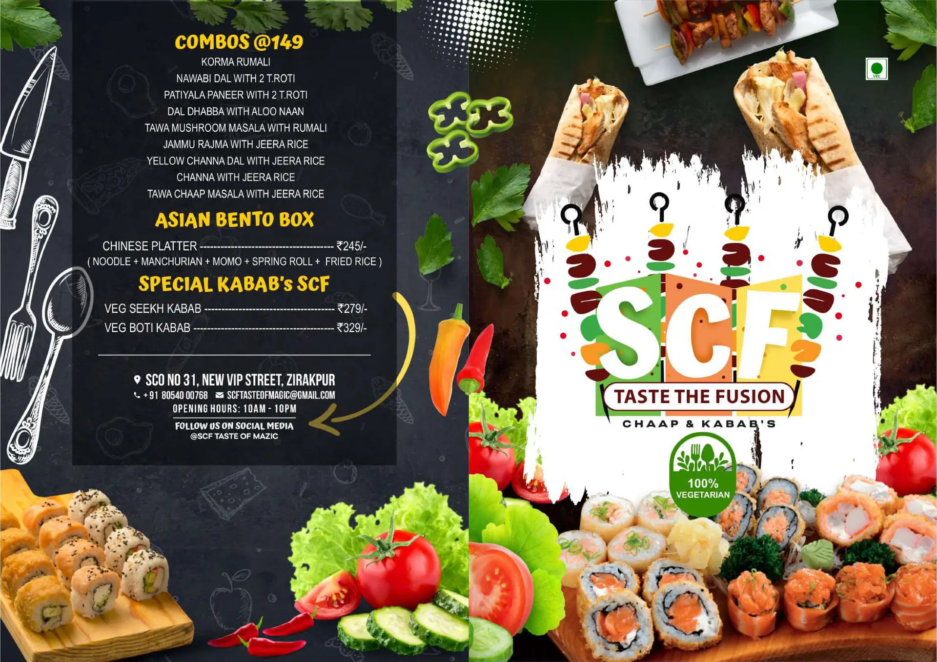 scf menu